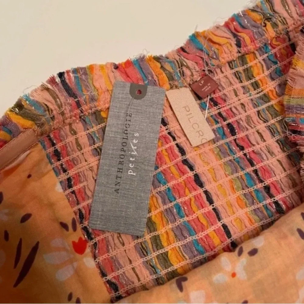 Anthropologie Pilcro Striped Strapless Top Size Large Petite NWT - Picture 9 of 13